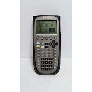 TEXAS INSTRUMENTS TI-89 TITANIUM GRRAPHING CALCULATOR WORKS NO BATTERY COVER